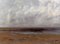 干潮時のトルヴィルの海岸 写実主義の画家ギュスターヴ・クールベ
